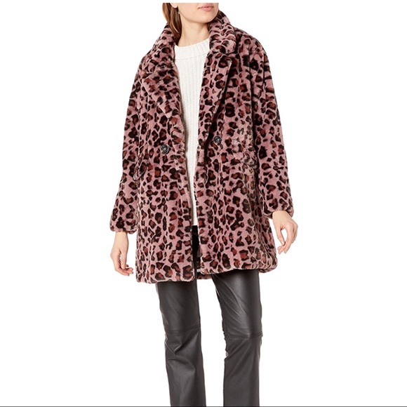 Steve Madden Jackets & Blazers - NWT Steve Madden Leopard Faux Fur Jacket